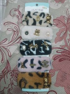 Cute Furry Hair Clips - Set of 5
