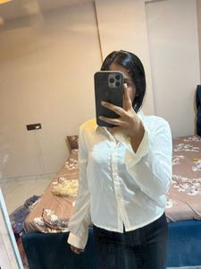 White Button-Down Shirt