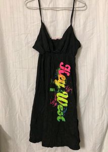 Black Printed Dress