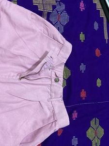 Lavender Pleated Pants