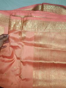 Pure Kanchi Pattu Saree 🧡
