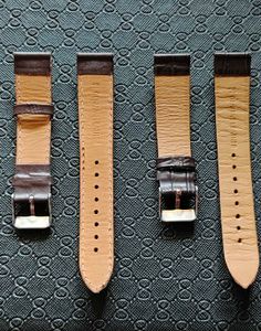 18mm Genuine Leather Watch Strap Combo