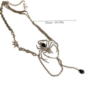 Y2k Spider Detailed Necklace