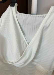 Long Sleeves White Crop Top