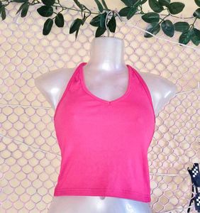 Size Small 🎁Buy 2 Get 1 Free 🎁Pink Halter Top