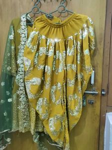 Elegant Mustard Kurta Set
