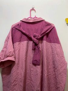 Pink Oversized Shirt