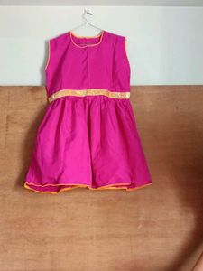 Cute Pink Girls' Dress