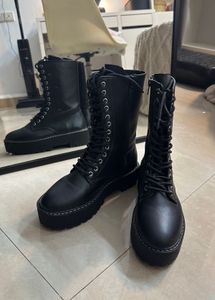 H&amp;M Platform Heeled Boots size 39-40