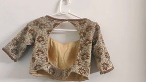 Elegant Gold Lehenga Set