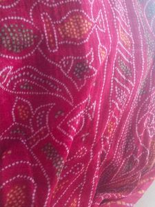 Red Bandhani Dupatta