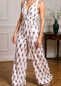 Stylish Printed Jumpsuit