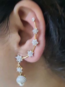Gold Diamond Earrings