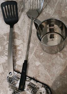 Small Jug With Two Frying Stick