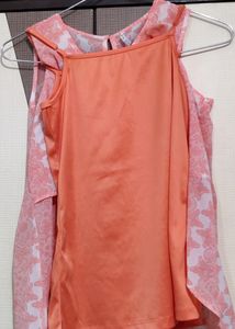 Peach Cutsy Top