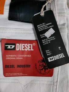 Diesel White Denim Jeans Size - 32 New