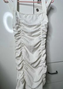 White Bodycon Mini Dress