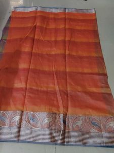 Coral Grey Colour Saree