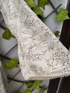 Cream Kurta Sharara Set