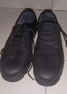 Leather Safety Shoes, Size 9
