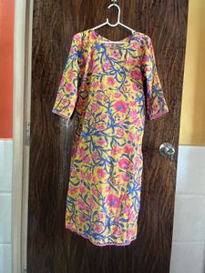 34 bust Floral Print Kurta for women
