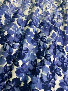 Blue Printed Frok For Women