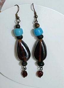Boho Beaded Dangle Earrings