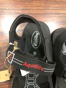 Aqualite Black Sandals Size UK 8