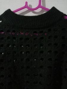 Black Color Korean Knitted Top ❤❤❤❤❤