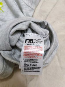 Set Of 2 - Mothercare Grey Onesies