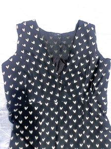 Heart Print dress 🖤