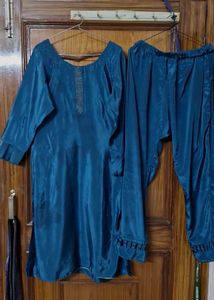 Teal Blue 3 Pc Suit Set