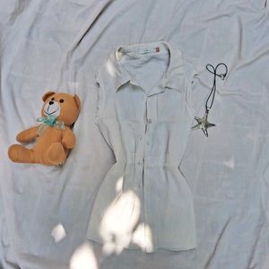 Y2k Casual Fitted Half Shirt