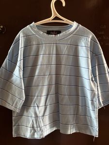 Striped Cropped T-Shirt