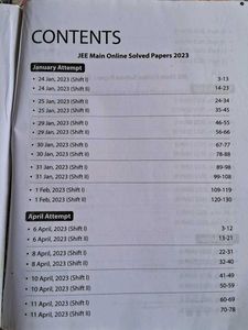 JEE Main PYQ BOOK ,IN BEST CONDITION
