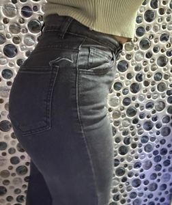 Dark Gray Denim Jeans