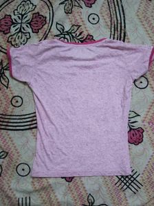 Pink Heart Graphic Tee