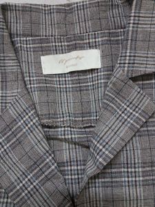 Plaid Cropped Blouse