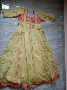 Party Wear Maternity Feeding Kurti Umbrella Cut