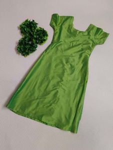 Rich Green Shimmery Dress