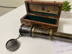 Antique Full Brass Made Telescope