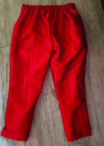 Red Embellished Kurta