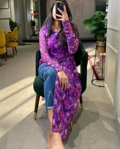 Nayra Cut Kurti Floral Printed
