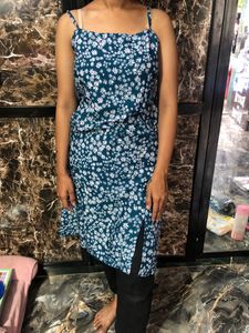 New Blue Aline Dress