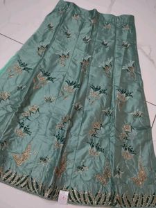 Half Stitch Lehenga