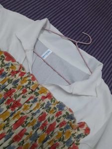 Cute Korean Look Printed Top