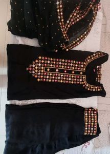 Elegant Black Kurta Set