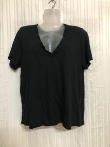 a. new day Black Short Sleeve Top