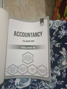 Accountancy Class XII Vol-3
