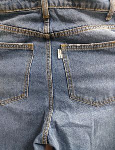 Freakins High Waist Distress Jeans